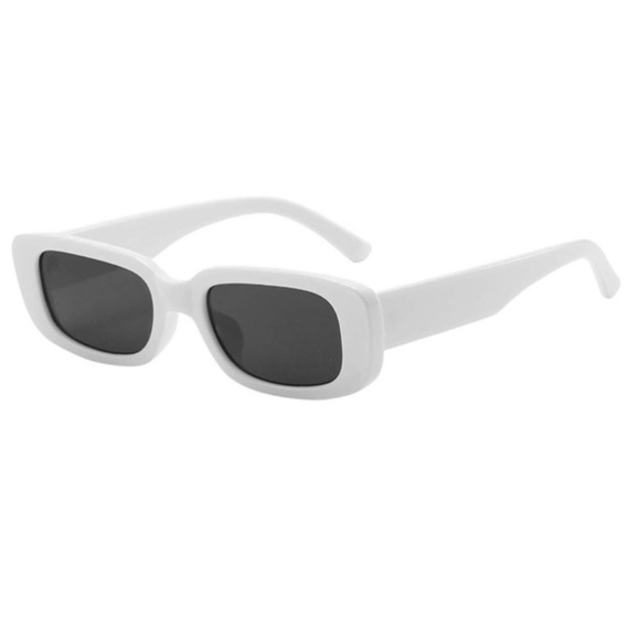 White Rectangle  y2k sunglasses *NEW* - Picture 2 of 6